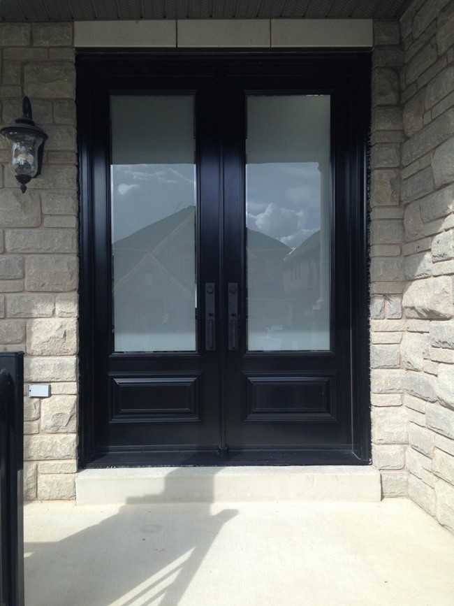 steel-door-installation-replacement-toronto-black-and-white