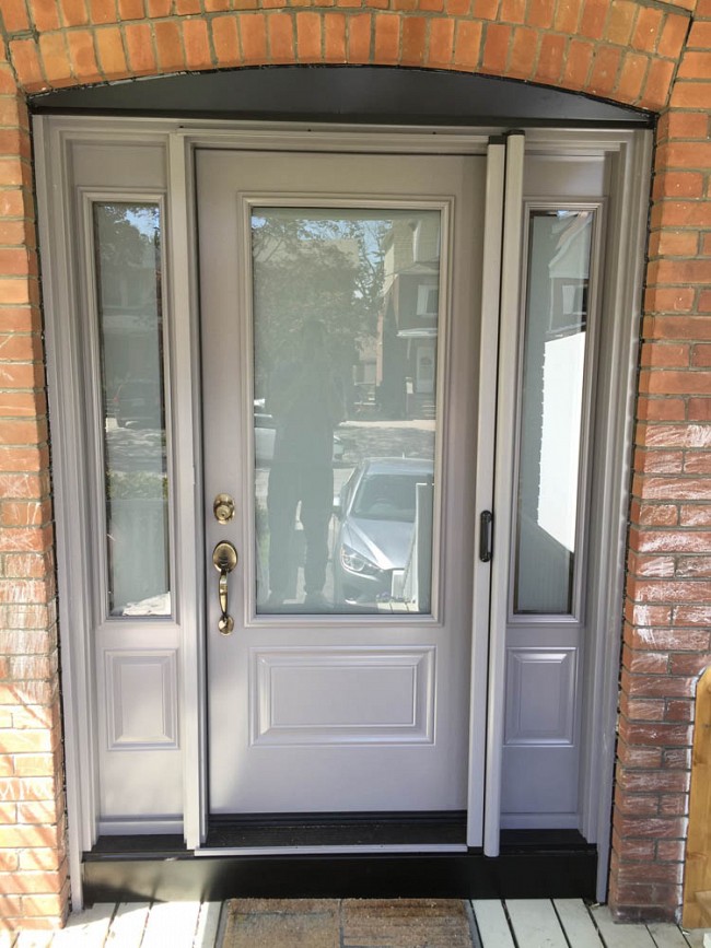 steel-door-installation-replacement-toronto-modern-grey