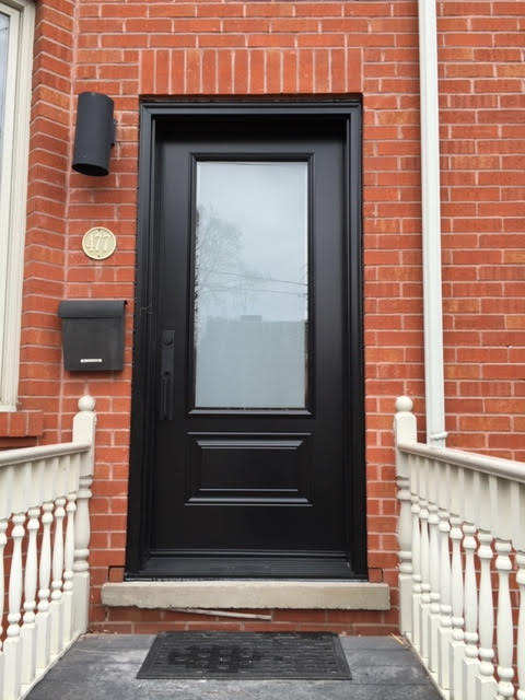 steel-door-installation-replacement-toronto-beautiful railing