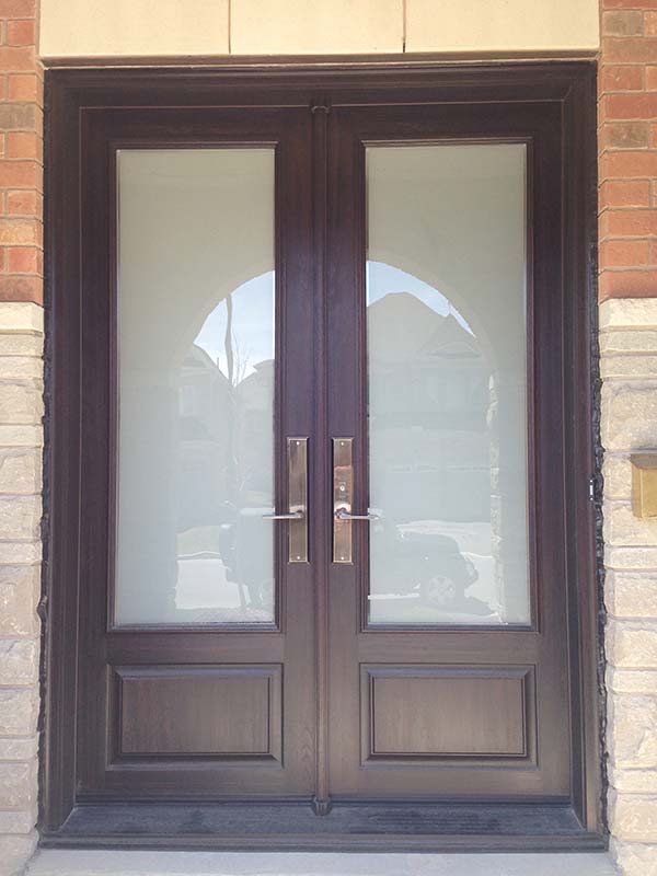 fiberglass-doors-installation-toronto-double-full-privacy
