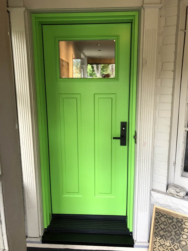 steel-door-installation-replacement-toronto-bright-green