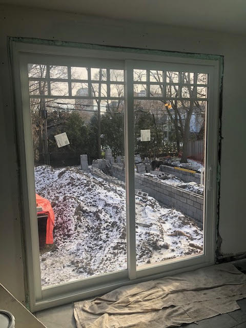 new construction slidimg doors