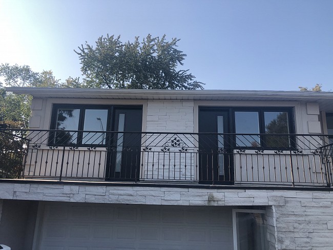 duplex windows modern home