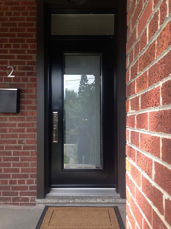 steel-door-installation-replacement-toronto-full-glass
