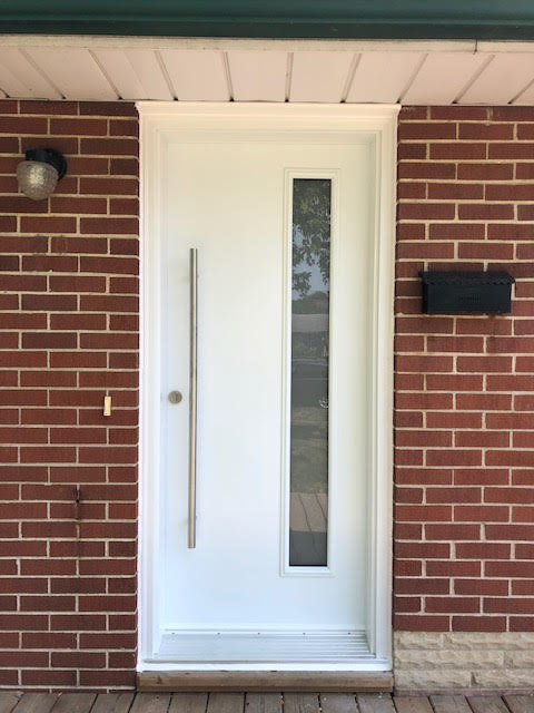 steel-door-installation-replacement-toronto-offset-window-white