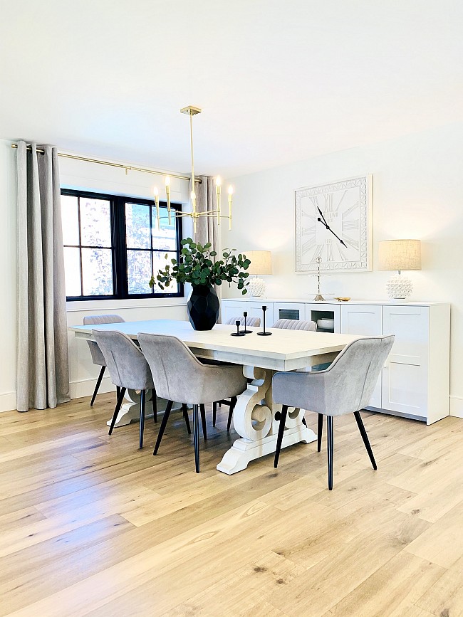 slimline dining room window