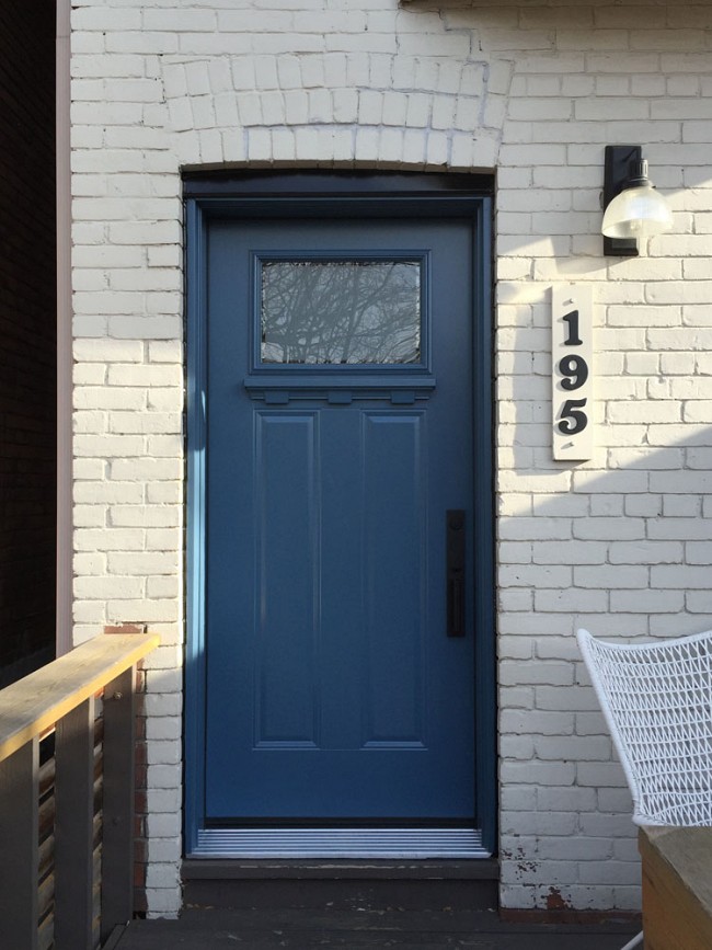 steel-door-installation-replacement-toronto-navy-blue