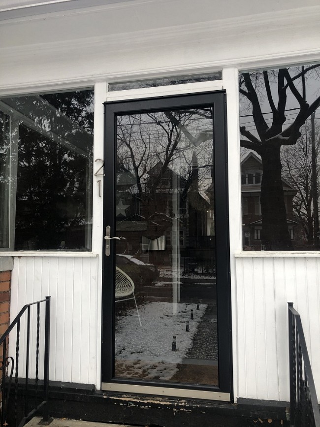 Vinyl Storm Door