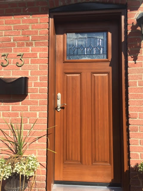 fiberglass-doors-installation-toronto-stained-wood-look