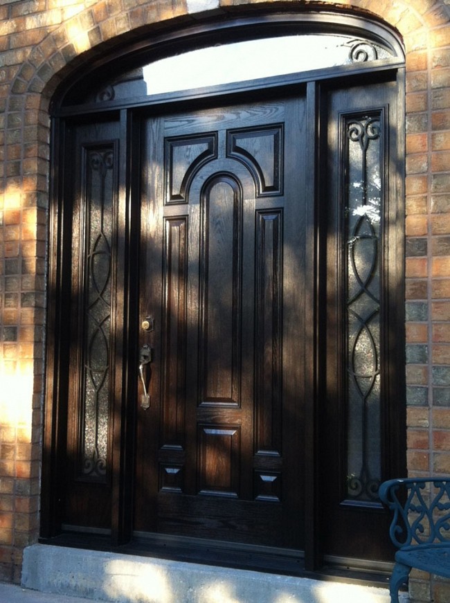 fiberglass-doors-installation-toronto-curved-window-arch