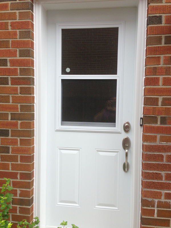 steel-door-installation-replacement-toronto-white-half-vented