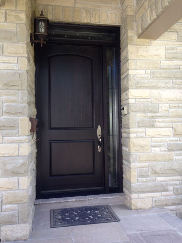 fiberglass-doors-installation-toronto-black-and-white-colour