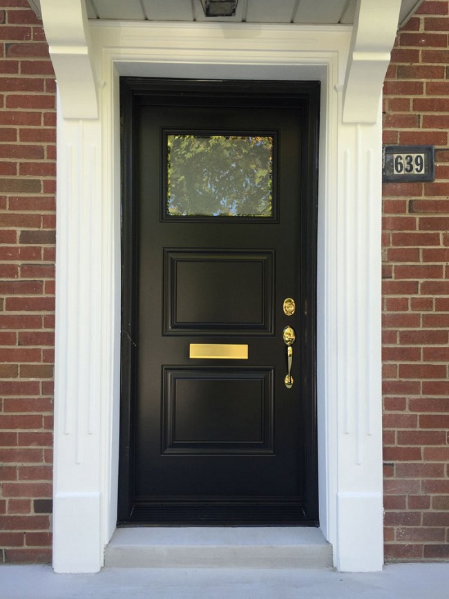 steel-door-installation-replacement-toronto-with-mailbox