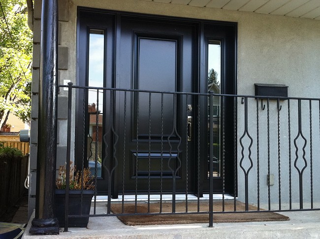 steel-door-installation-replacement-toronto-executive-with-railing